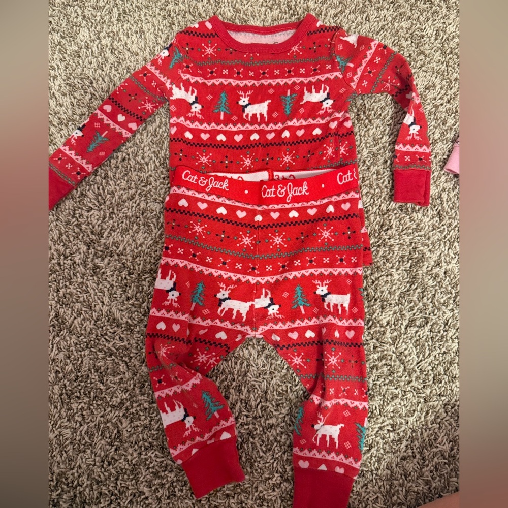 Cat and jack Christmas pajamas